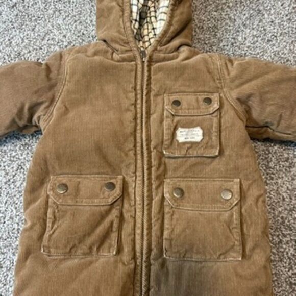 Ralph Lauren Little Kids One-piece Size 9M Long Sleeve 100% Cotton Corduroy - Picture 6 of 16